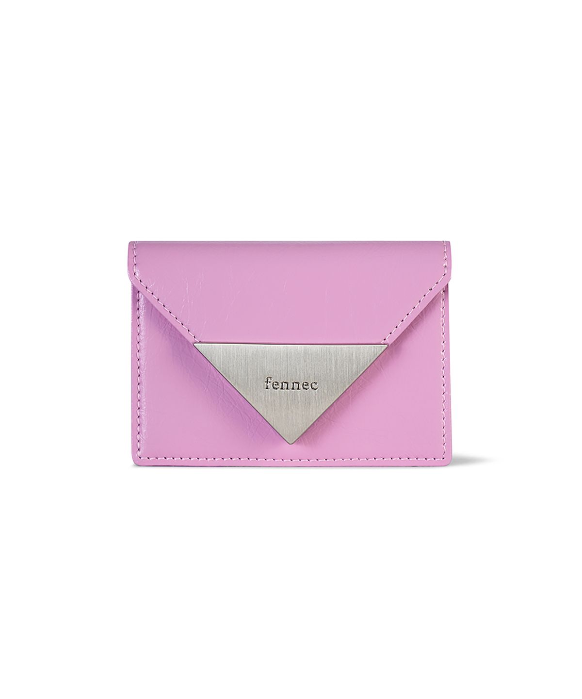페넥(FENNEC) CRINKLE TRIANGLE ACCORDION POCKET - LILAC PINK
