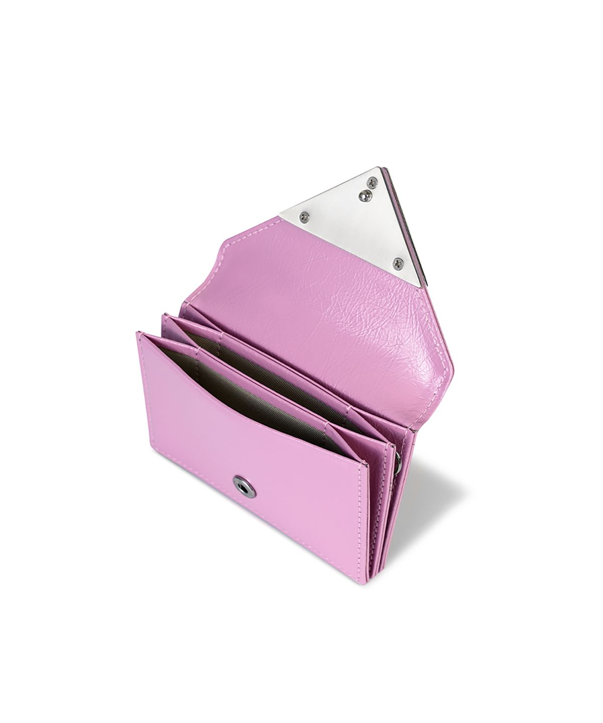 페넥(FENNEC) CRINKLE TRIANGLE ACCORDION POCKET - LILAC PINK