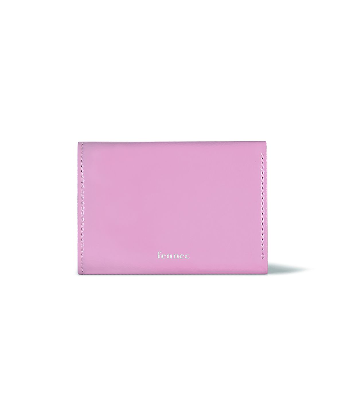 페넥(FENNEC) CRINKLE TRIANGLE TRIPLE WALLET - LILAC PINK
