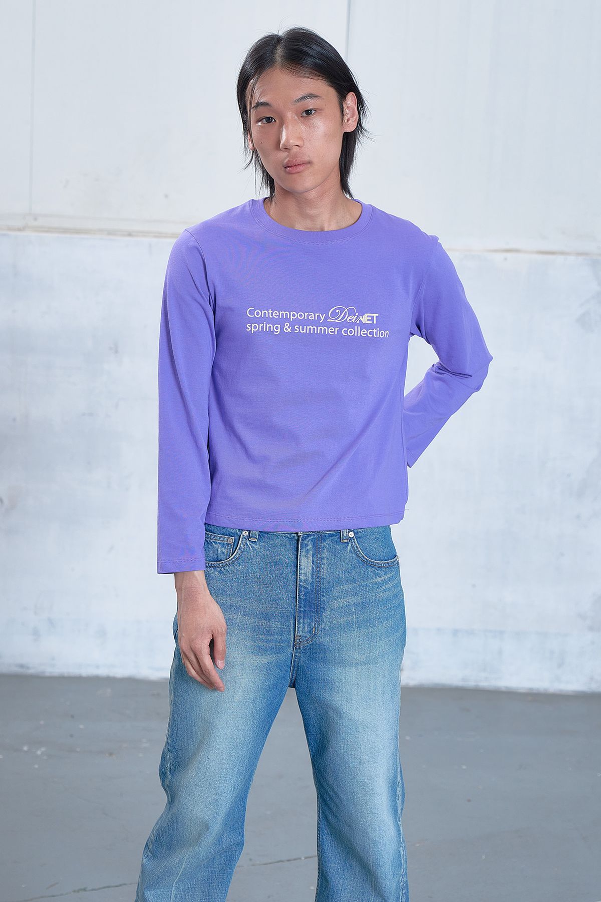 다이닛(DEINET) CONTEMPORARY LONG SLEEVE IN LIGHT PURPLE