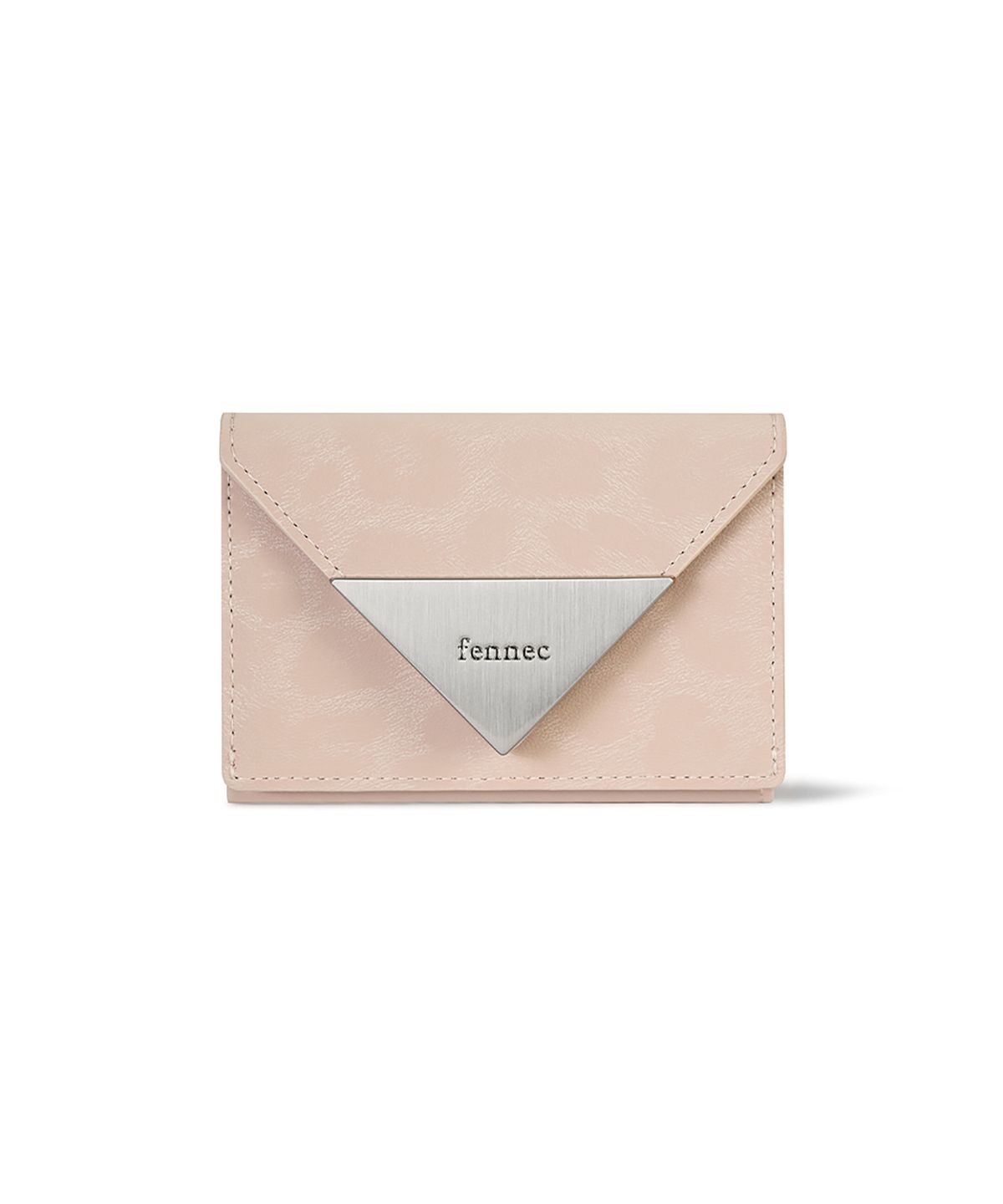 페넥(FENNEC) TRIANGLE TRIPLE WALLET - LEOPARD BLOSSOM