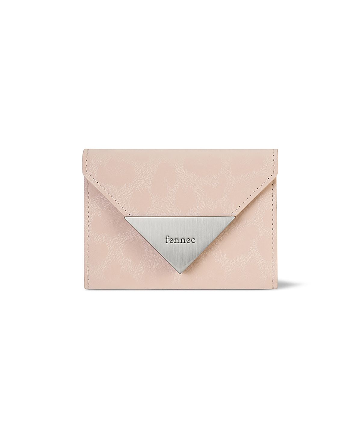 페넥(FENNEC) MATT TRIANGLE WALLET - LEOPARD BLOSSOM