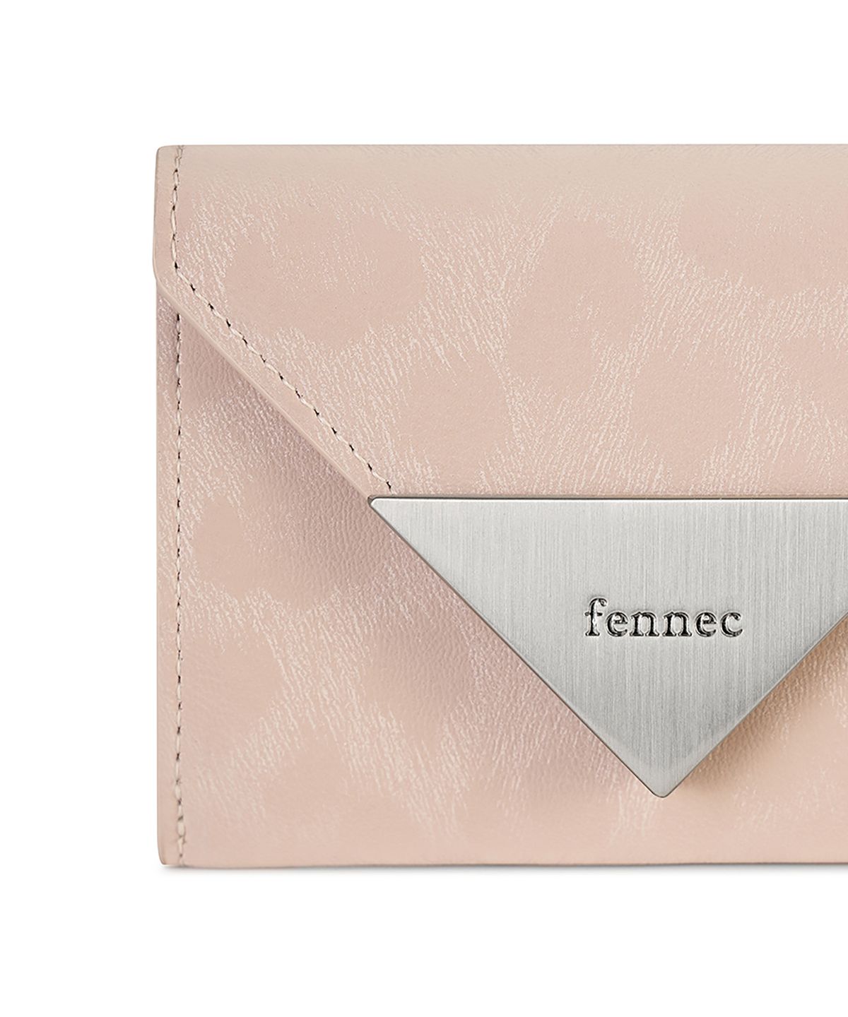 페넥(FENNEC) MATT TRIANGLE WALLET - LEOPARD BLOSSOM