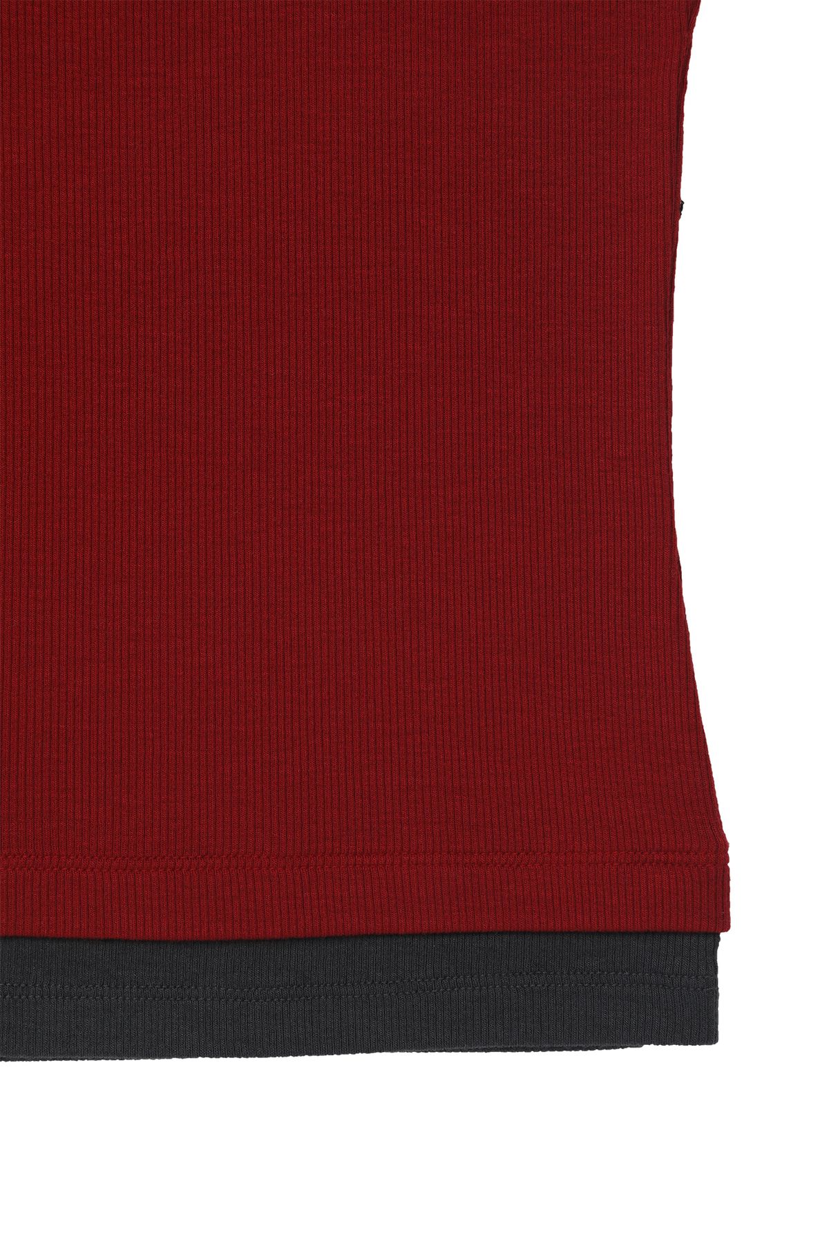 다이닛(DEINET) D-CONTRAST SLEEVELESS IN RED