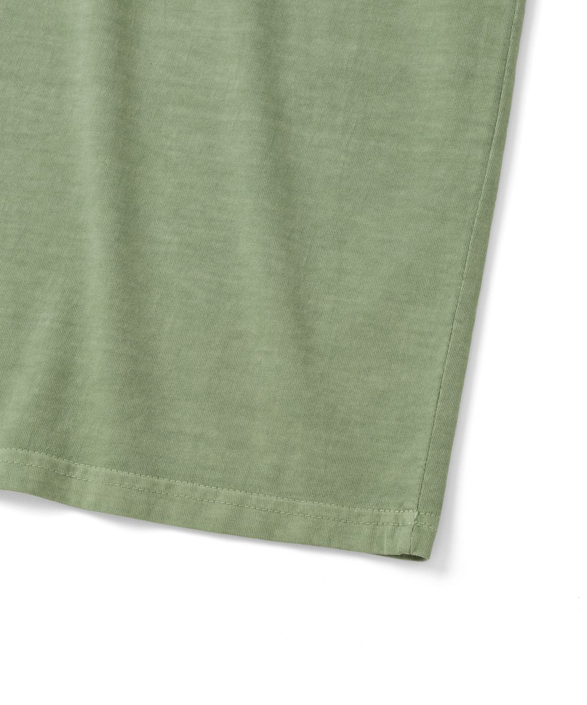 니티드(KNITTED) (UNISEX) 피그먼트 팜트리 그래픽 티셔츠 WASHING GREEN