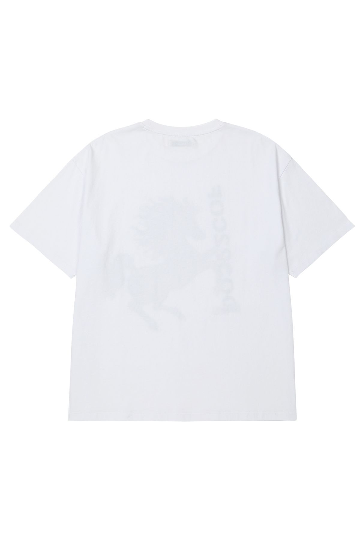 다이닛(DEINET) HORSE GRAPHIC T-SHIRT IN WHITE