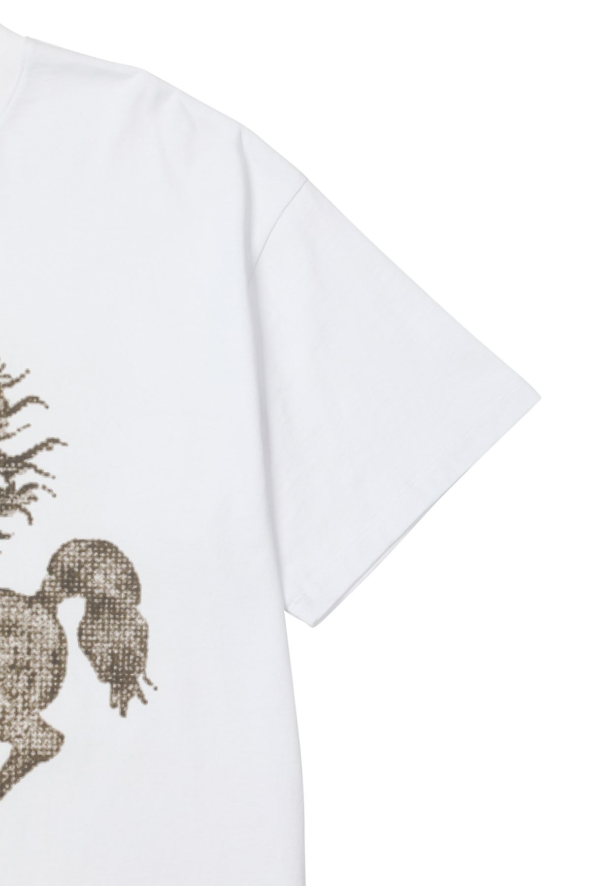 다이닛(DEINET) HORSE GRAPHIC T-SHIRT IN WHITE