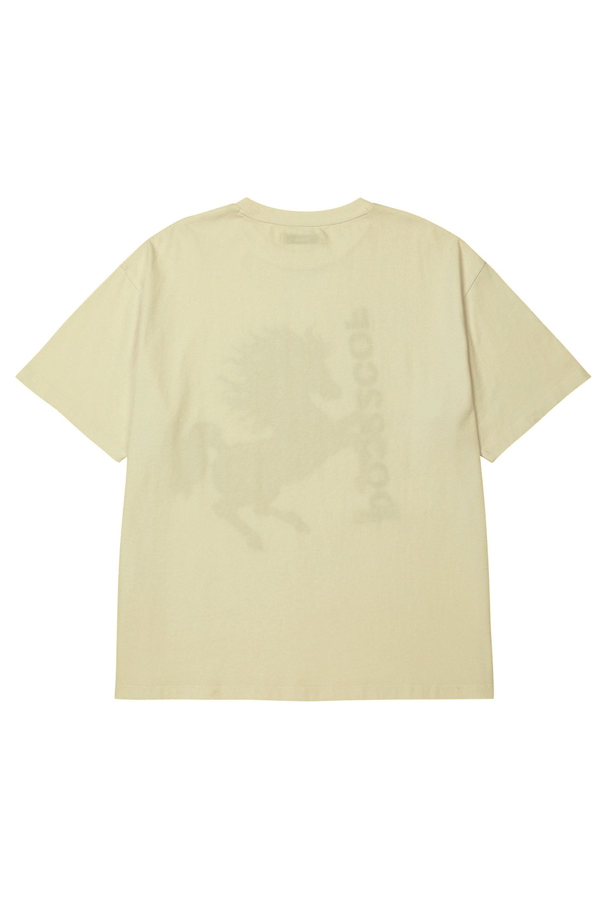다이닛(DEINET) HORSE GRAPHIC T-SHIRT IN BEIGE