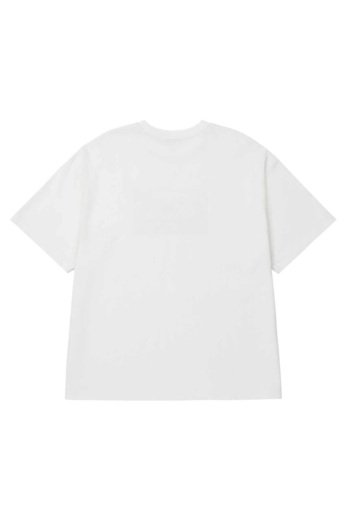 다이닛(DEINET) TAPE T-SHIRT IN WHITE