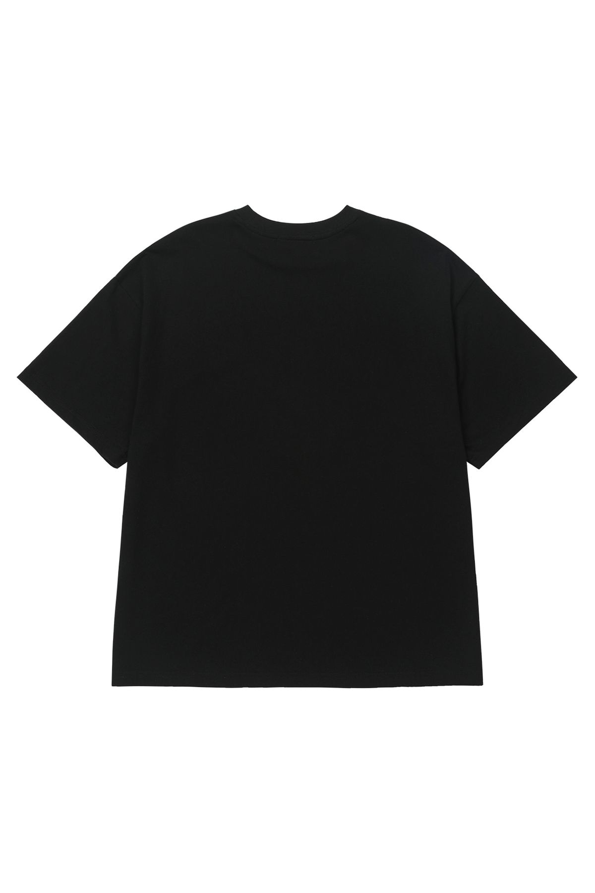 다이닛(DEINET) TAPE T-SHIRT IN BLACK