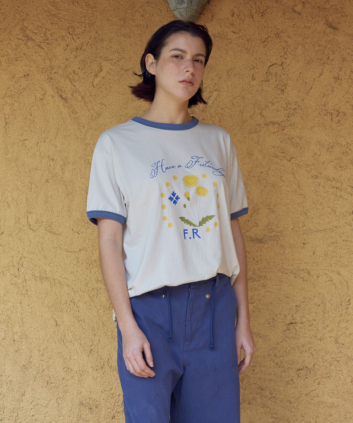 프리터(FRITUR) Dandelion T-shirt Ivory_F262TS02