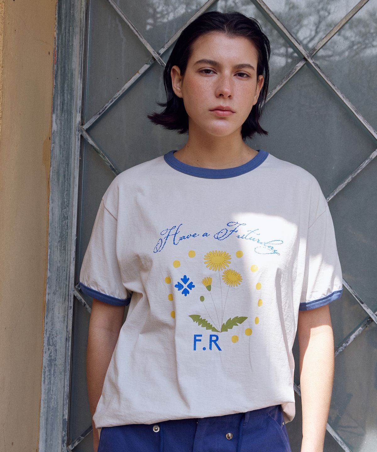 프리터(FRITUR) Dandelion T-shirt Ivory_F262TS02