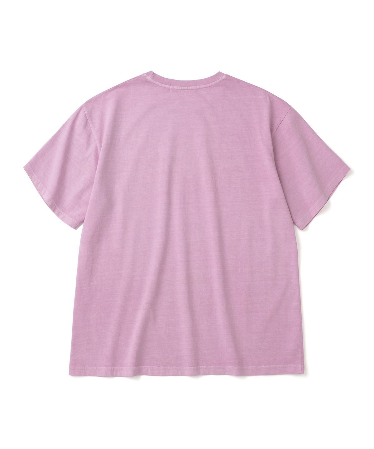 니티드(KNITTED) (UNISEX) 피그먼트 팜트리 그래픽 티셔츠 WASHING PINK