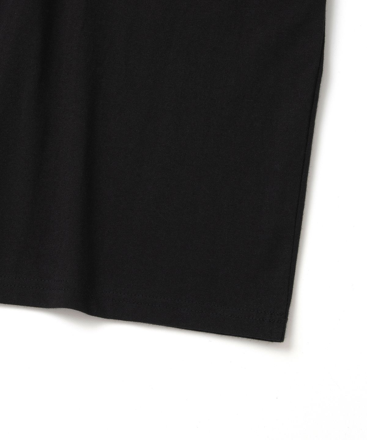 니티드(KNITTED) (UNISEX) 피그먼트 팜트리 그래픽 티셔츠 CROP BLACK