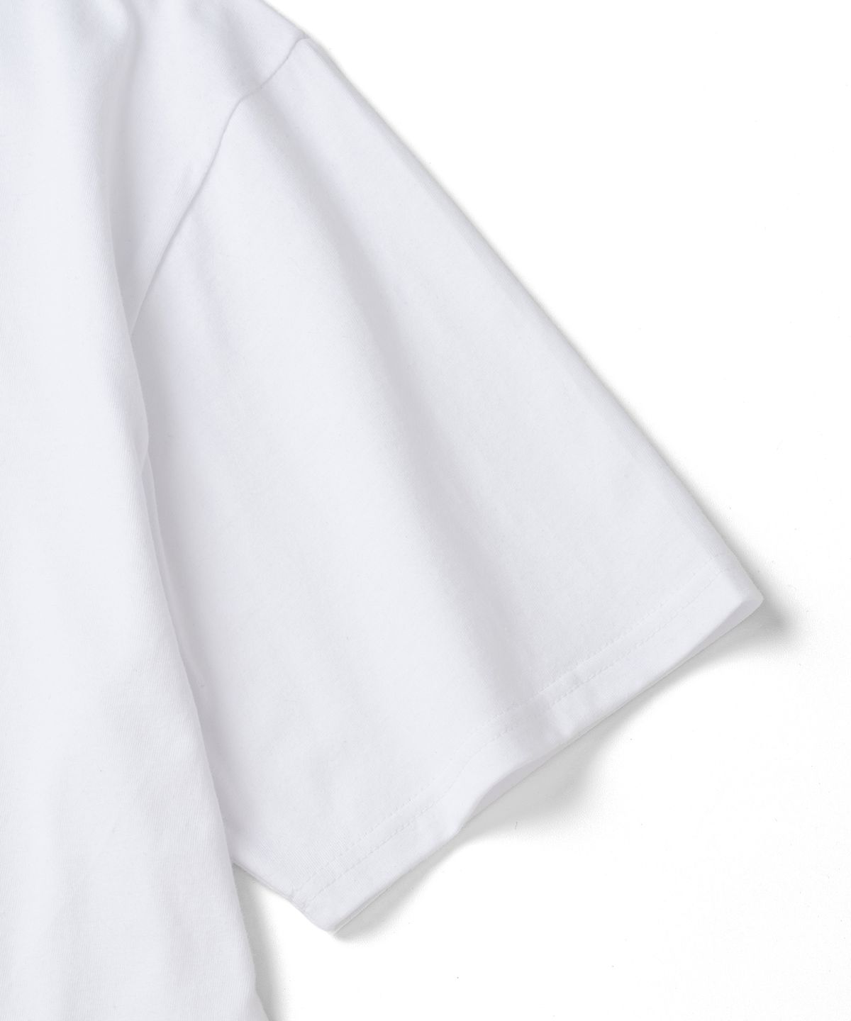 니티드(KNITTED) (UNISEX) 피그먼트 팜트리 그래픽 티셔츠 CROP WHITE