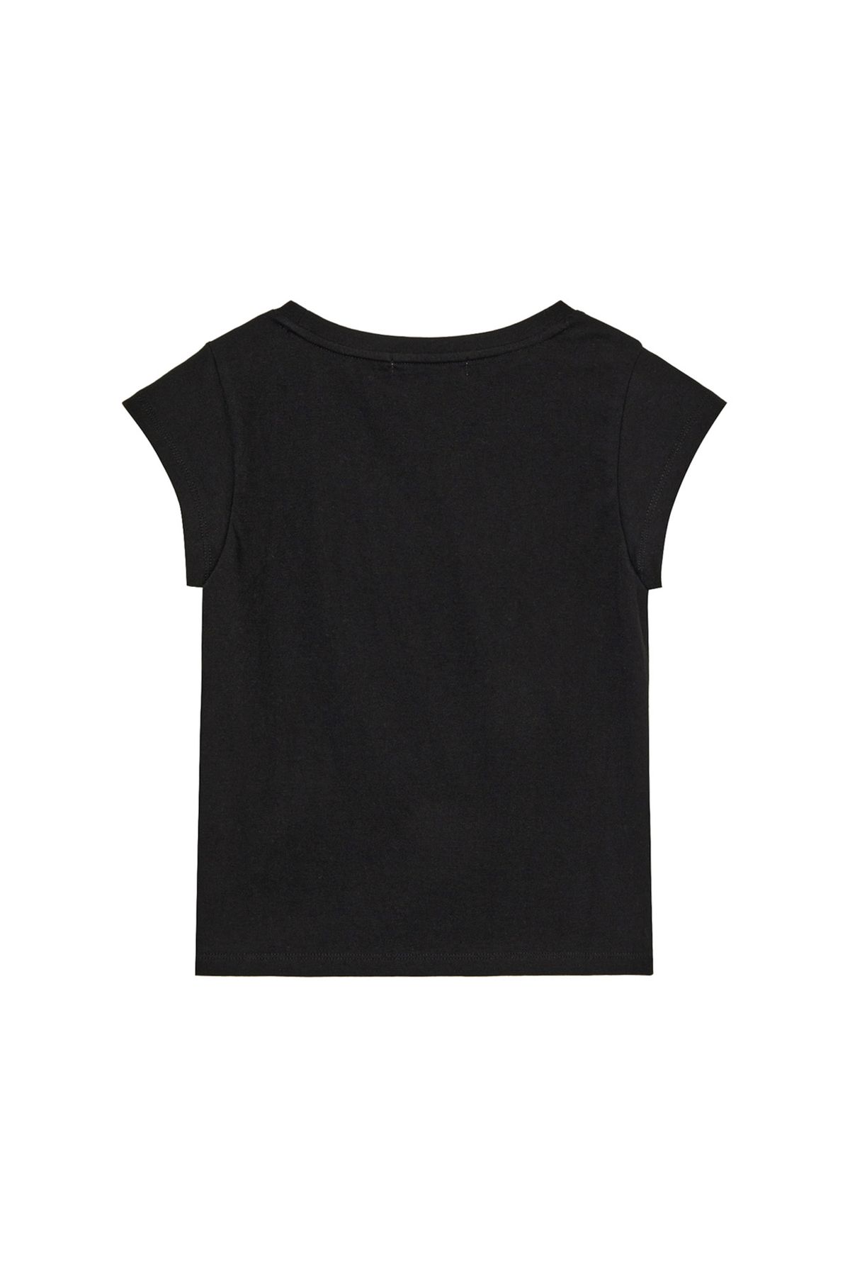 다이닛(DEINET) TYPO GRAPHIC2 T-SHIRT IN BLACK