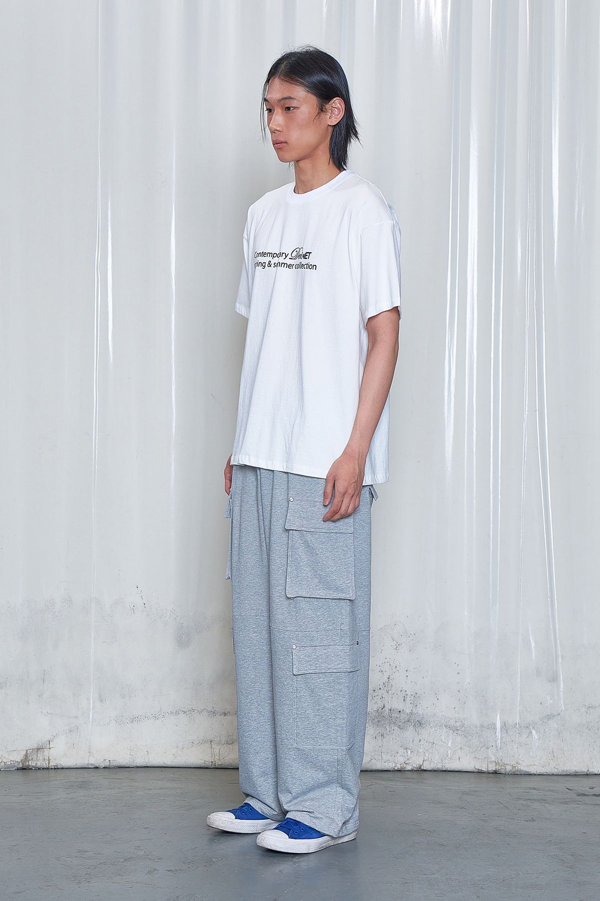 다이닛(DEINET) CONTEMPORARY T-SHIRT IN WHITE