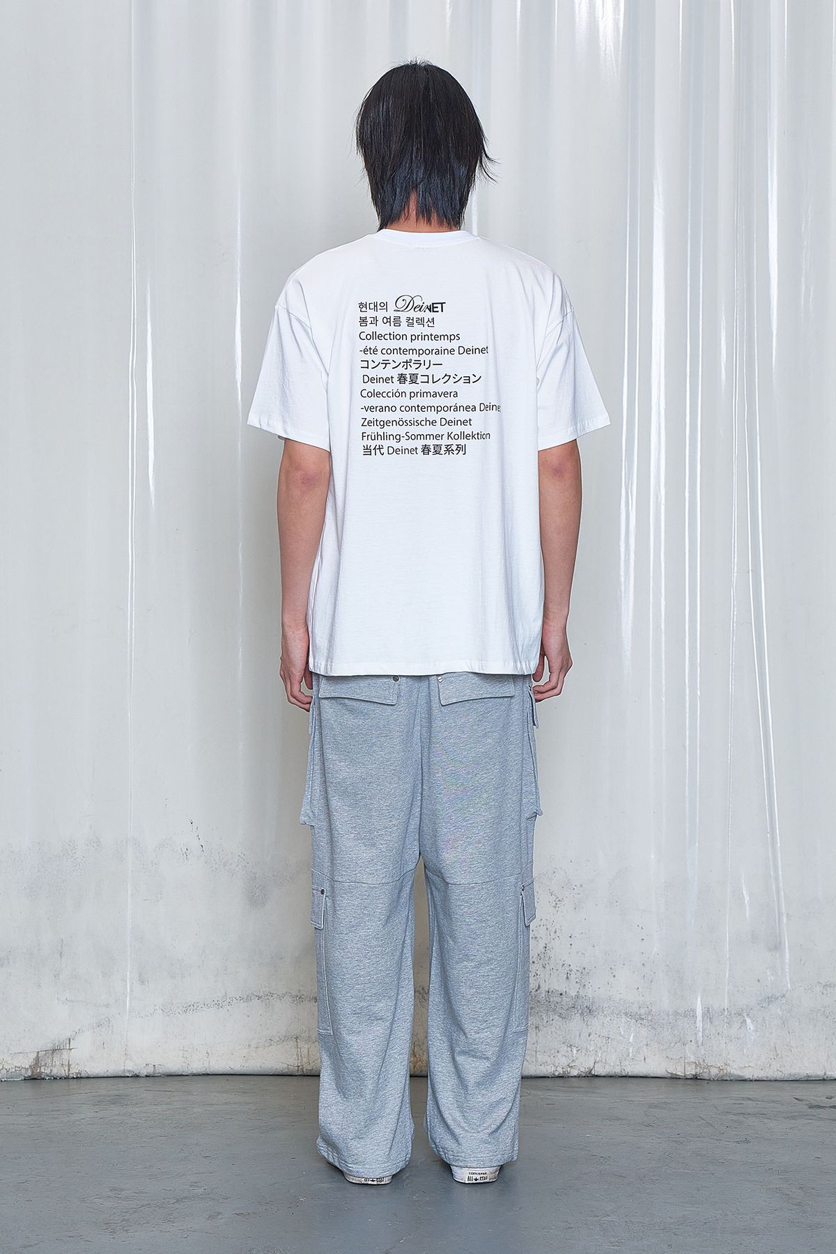 다이닛(DEINET) CONTEMPORARY T-SHIRT IN WHITE