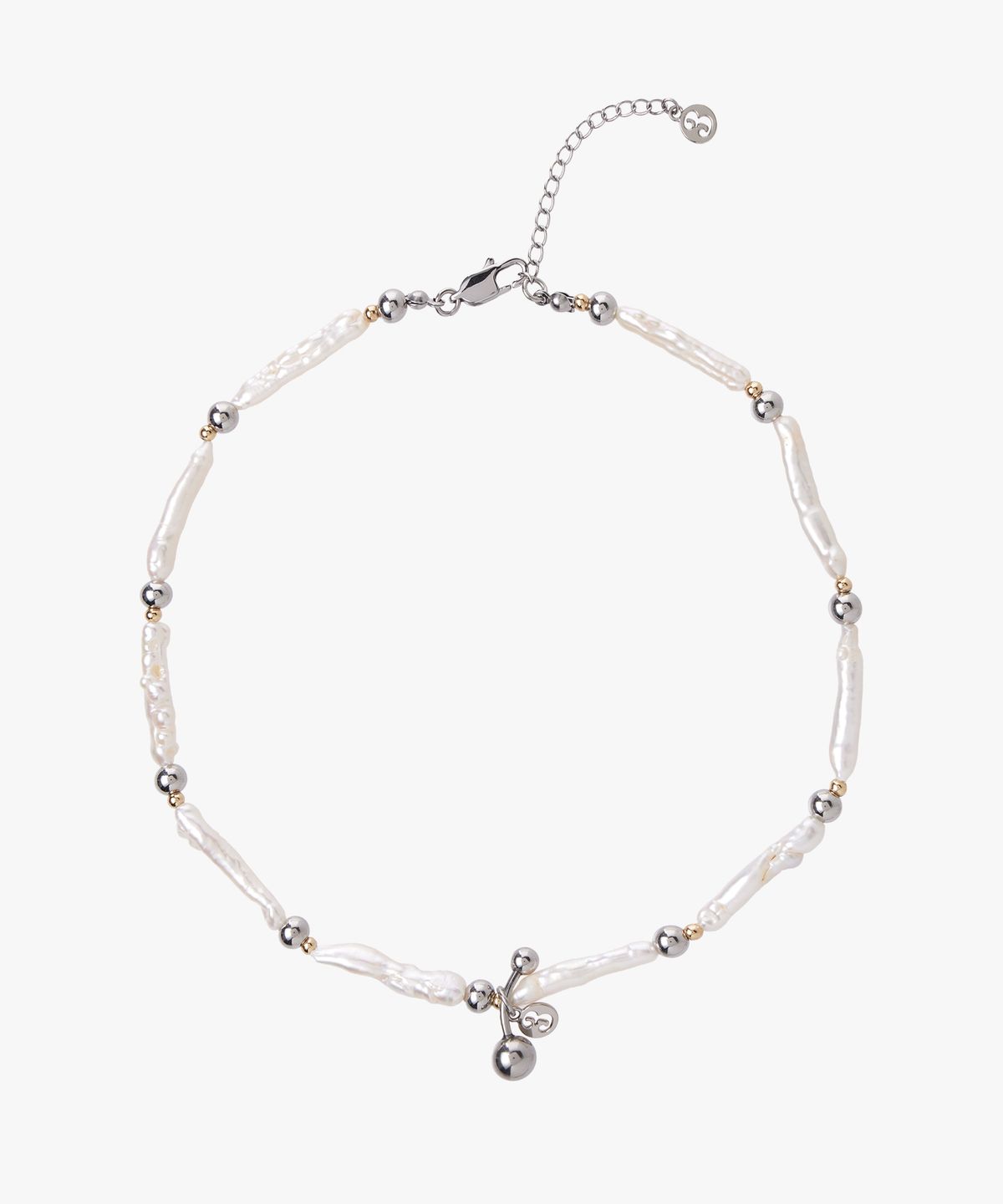 트리마치(TRIMARCH) Linear Pearl Necklace / White