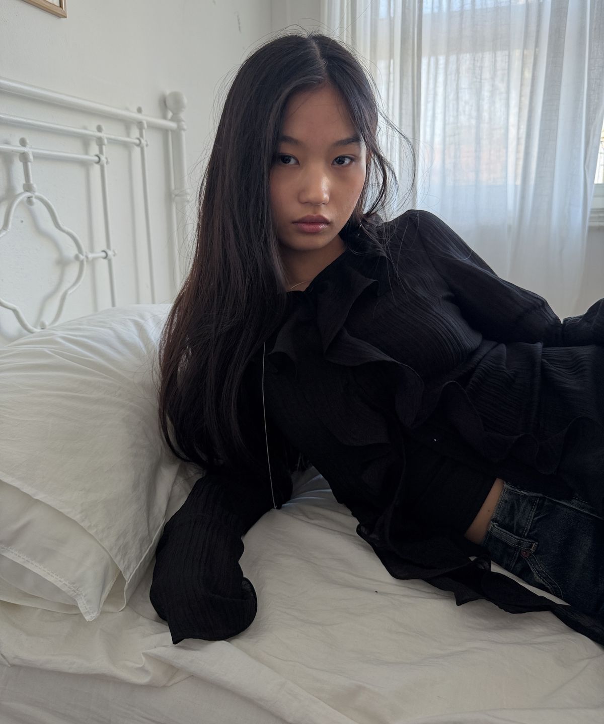 라츠유(LOTSYOU) LOTSYOU_Maleficent Blouse BLACK