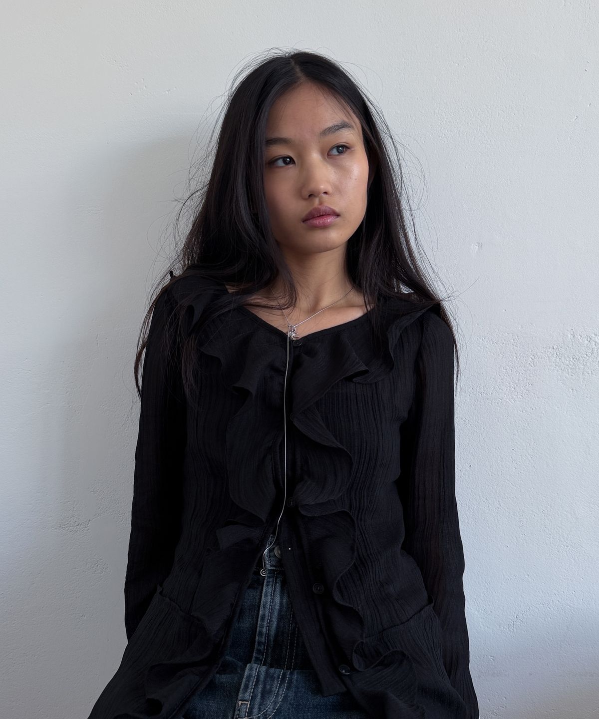 라츠유(LOTSYOU) LOTSYOU_Maleficent Blouse BLACK