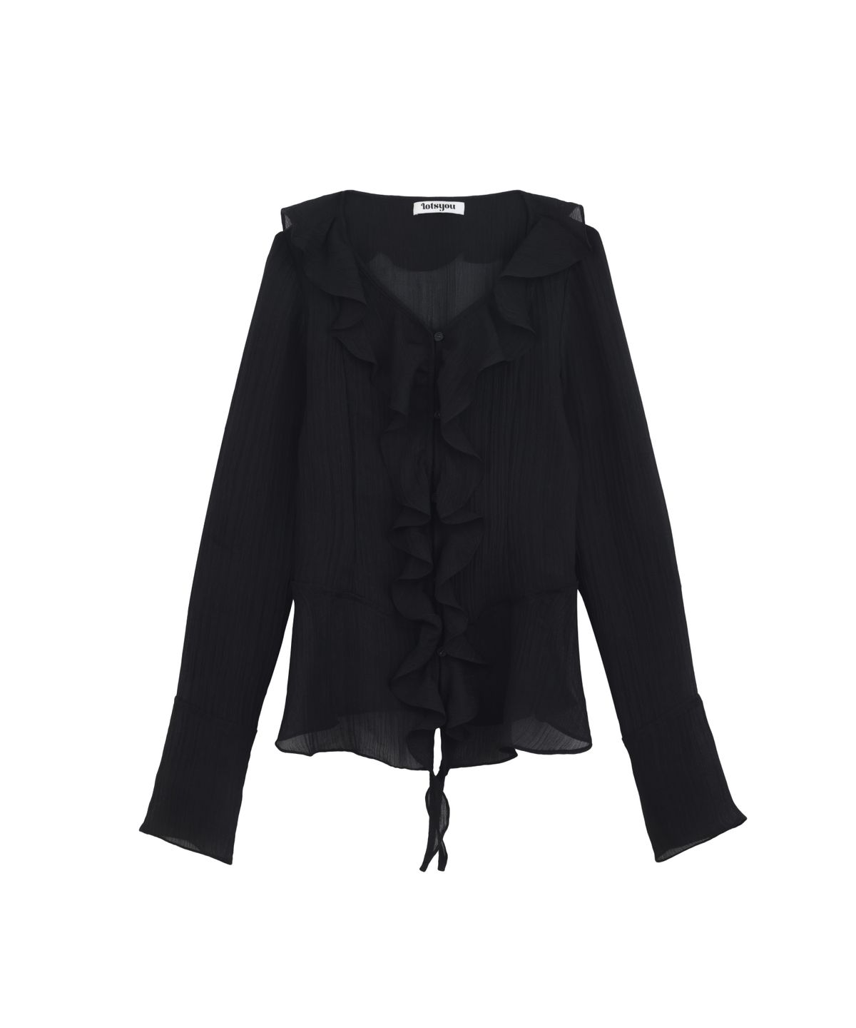 라츠유(LOTSYOU) LOTSYOU_Maleficent Blouse BLACK
