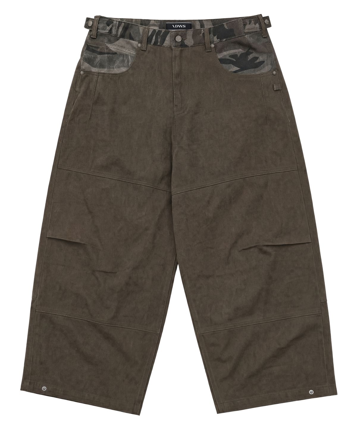 아이돈워너셀(IDWS) Hidden Camo Balloon Pants Brown