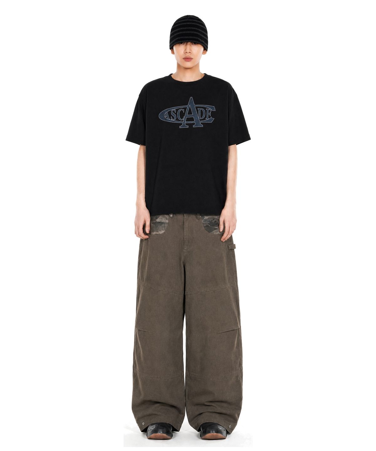 아이돈워너셀(IDWS) Hidden Camo Balloon Pants Brown
