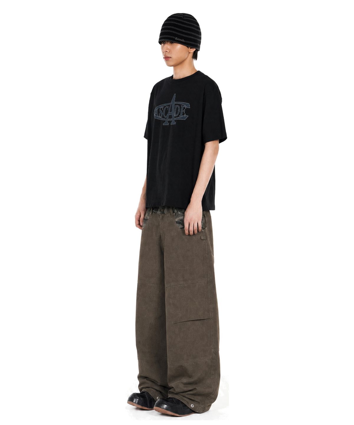 아이돈워너셀(IDWS) Hidden Camo Balloon Pants Brown
