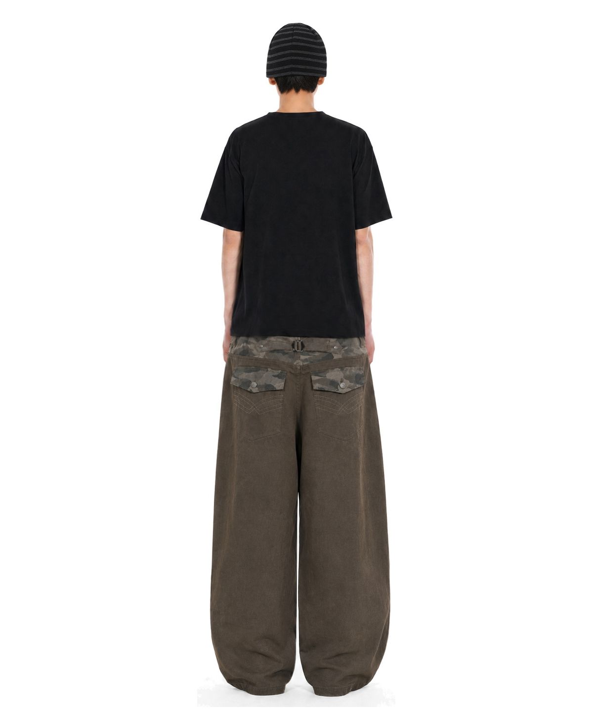 아이돈워너셀(IDWS) Hidden Camo Balloon Pants Brown
