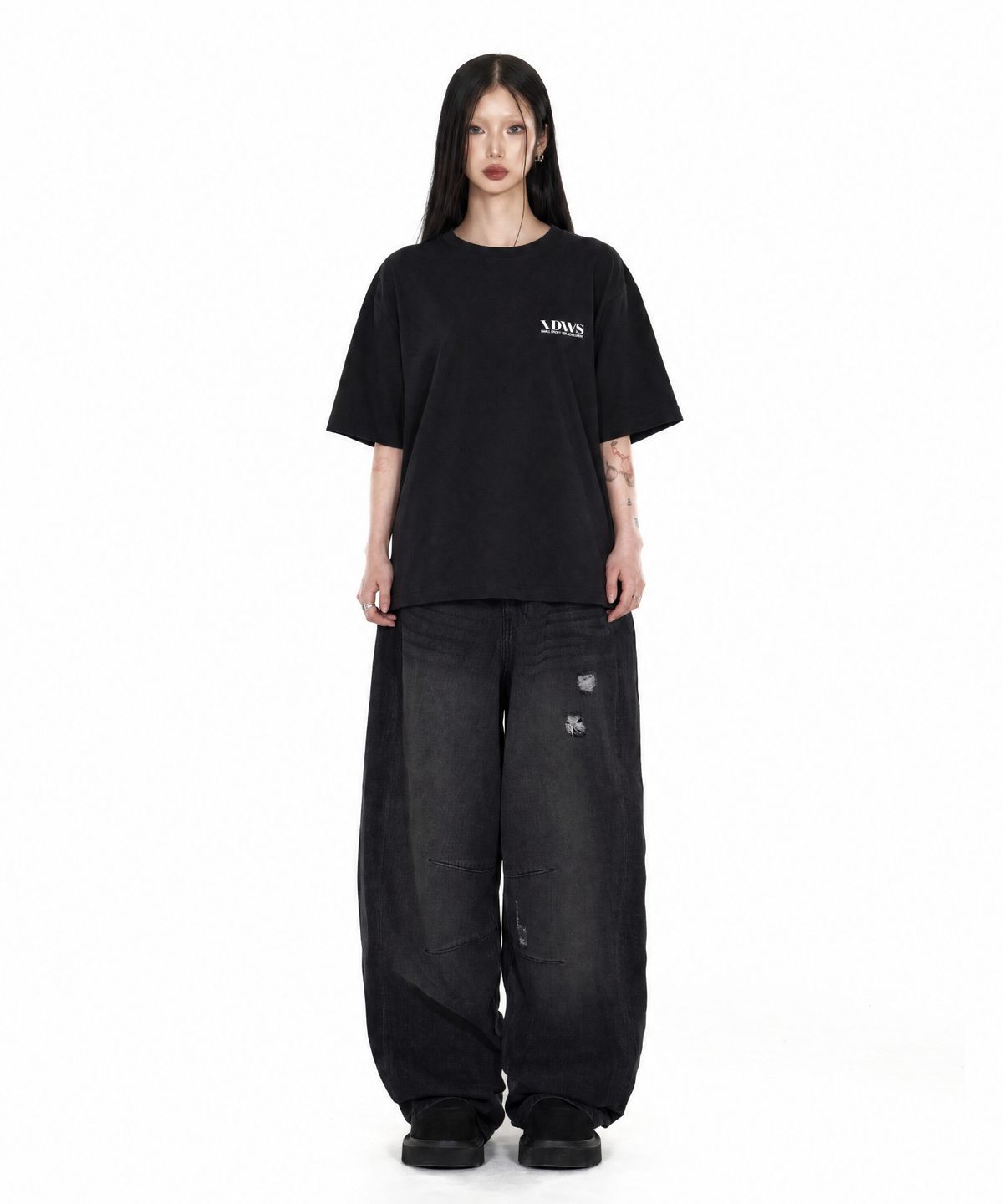 아이돈워너셀(IDWS) Core Basic T-Shirt Black