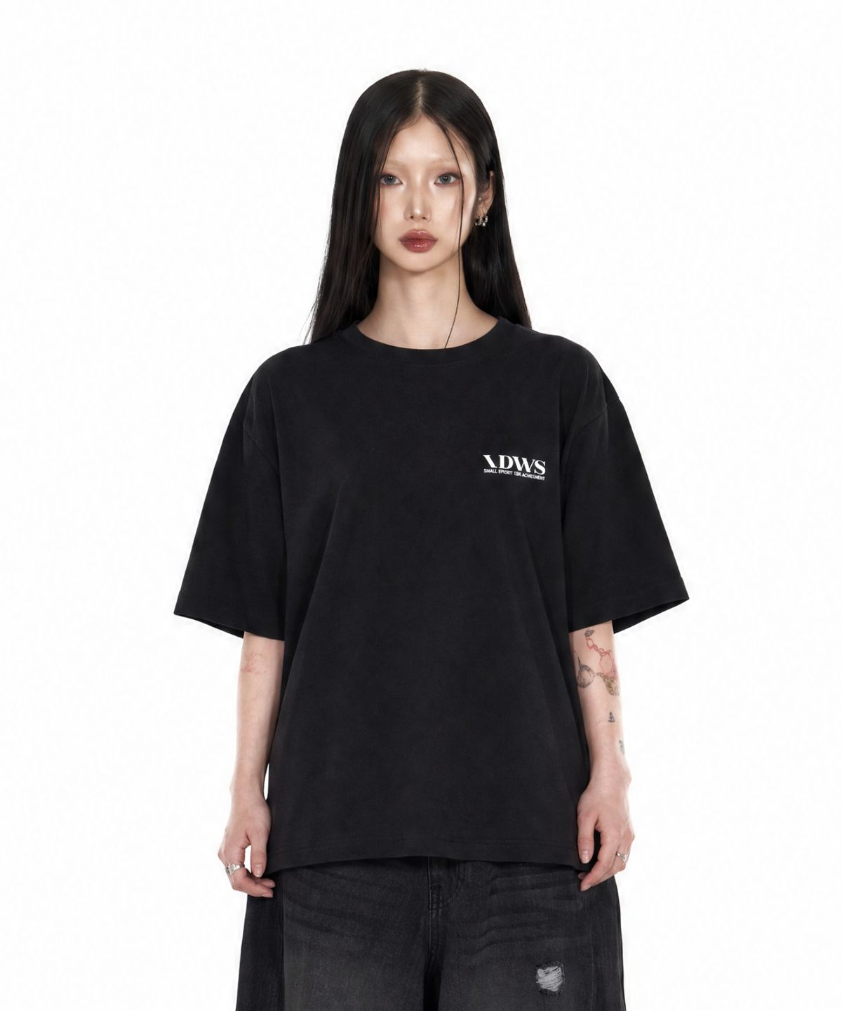 아이돈워너셀(IDWS) Core Basic T-Shirt Black