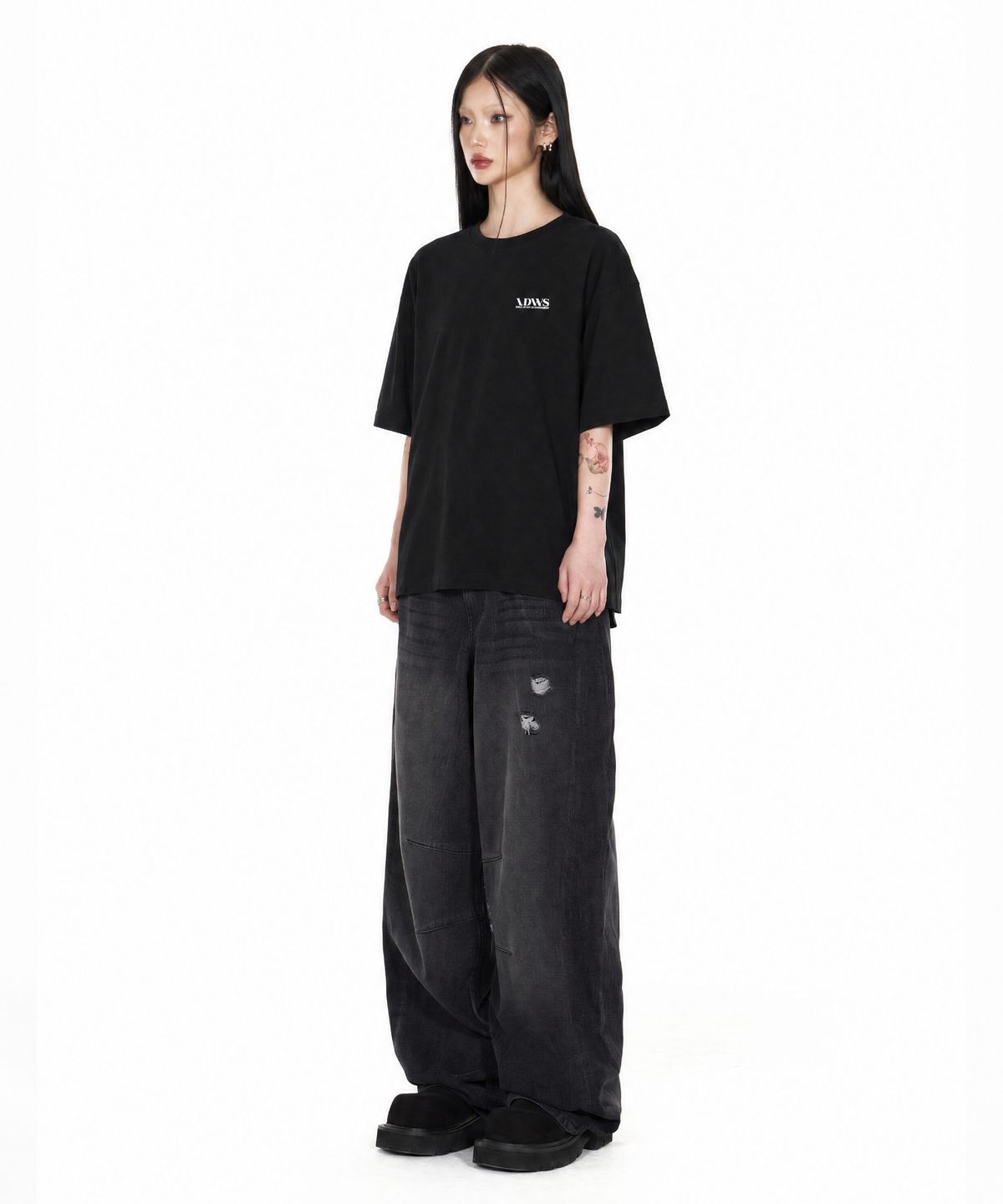 아이돈워너셀(IDWS) Core Basic T-Shirt Black