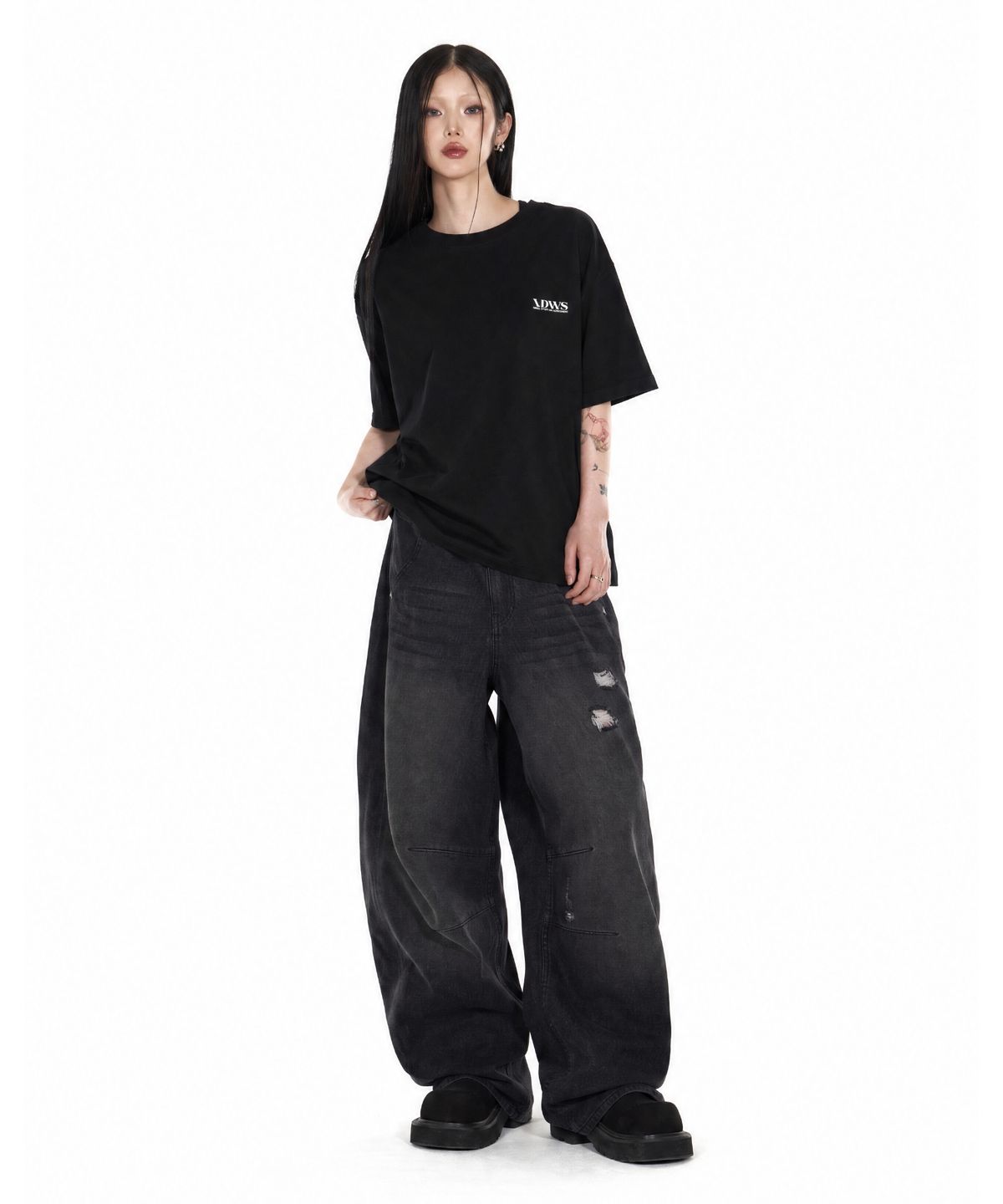 아이돈워너셀(IDWS) Core Basic T-Shirt Black
