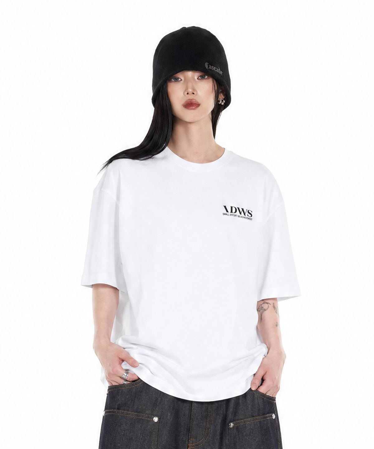 아이돈워너셀(IDWS) Core Basic T-Shirt White