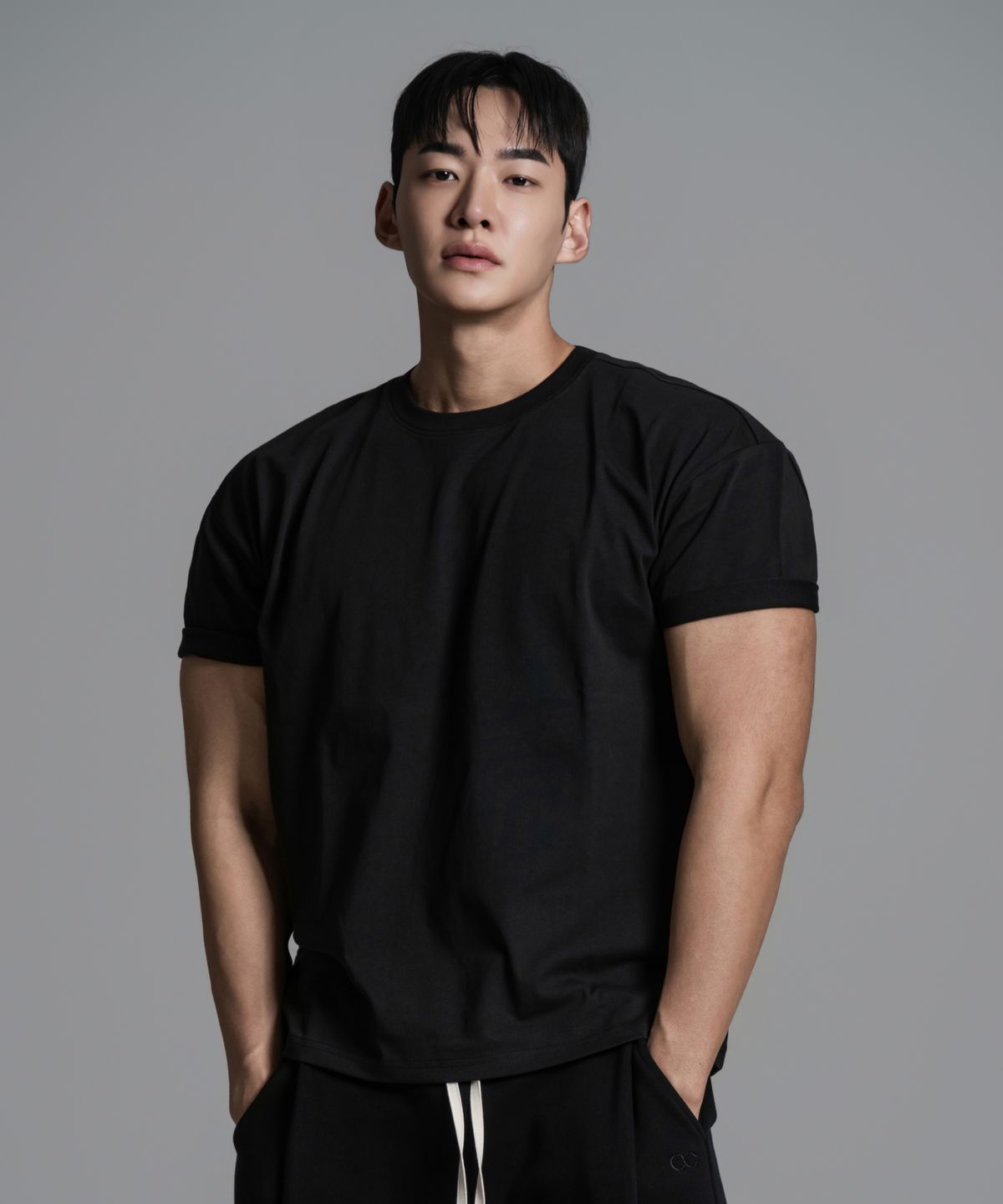 어센더(ASCENDER) 레귤러핏 세미크롭 숏슬리브 3color