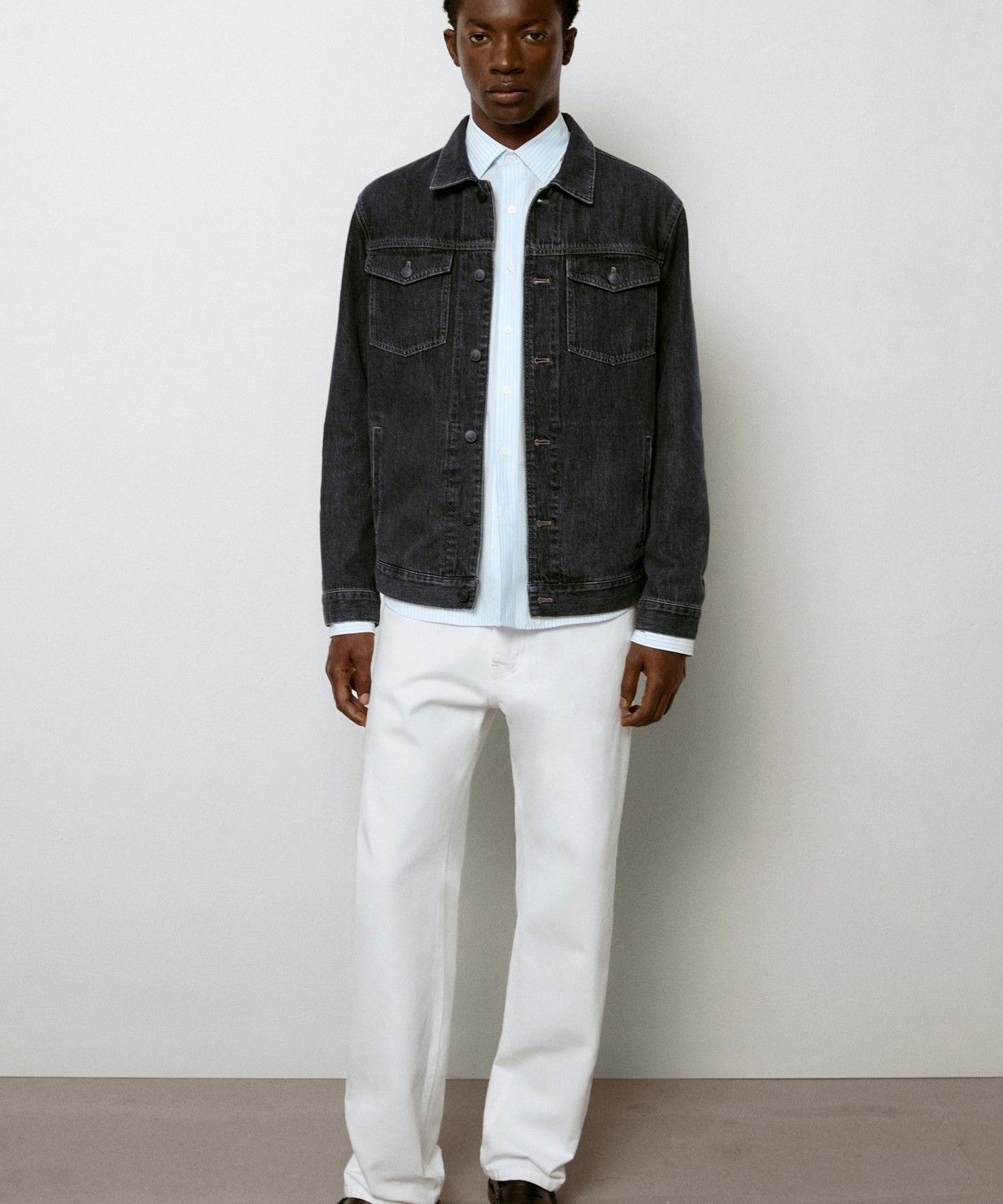 마시모두띠(MASSIMO DUTTI) 스트레이트 핏 데님 팬츠