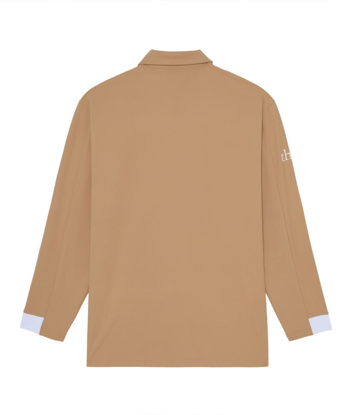 테이아(THEIA) [UPF50+] 골프 카라 긴팔 티셔츠 (베이지)