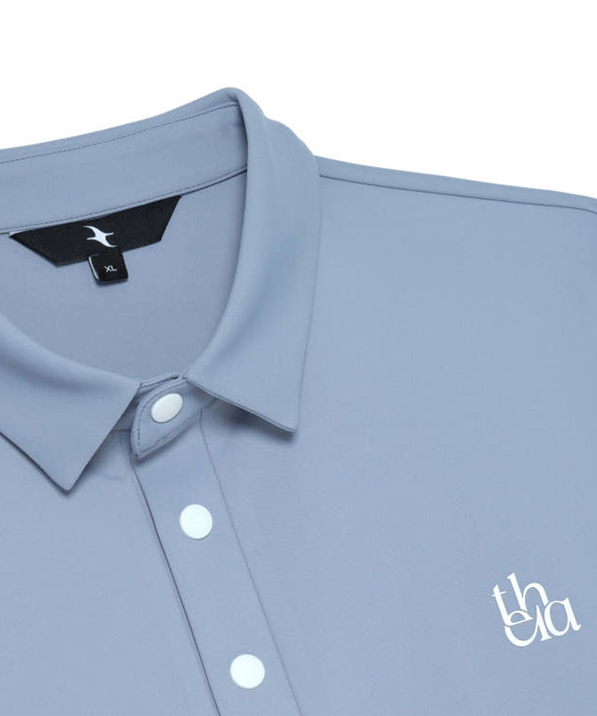 테이아(THEIA) [UPF50+] 골프 카라 긴팔 티셔츠 (블루)