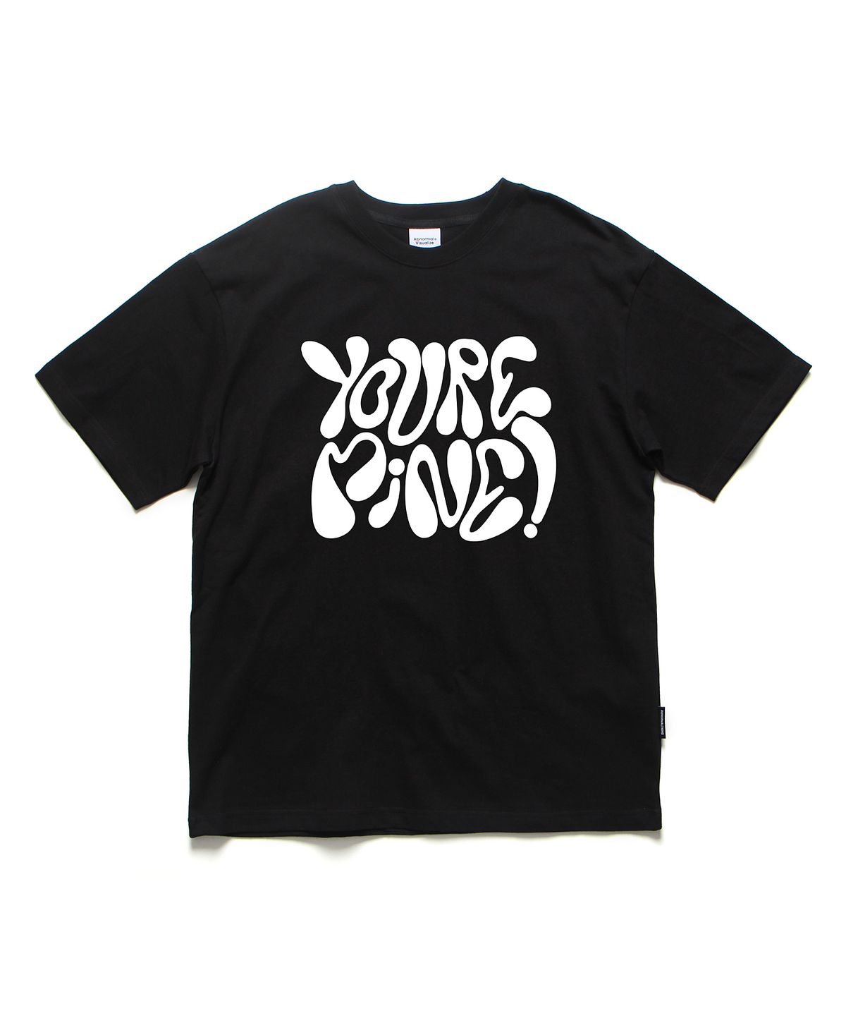 앱놀머씽(ABNORMALTHING) YM 오버핏 티셔츠 화이트 (YM T-SHIRT WHITE)