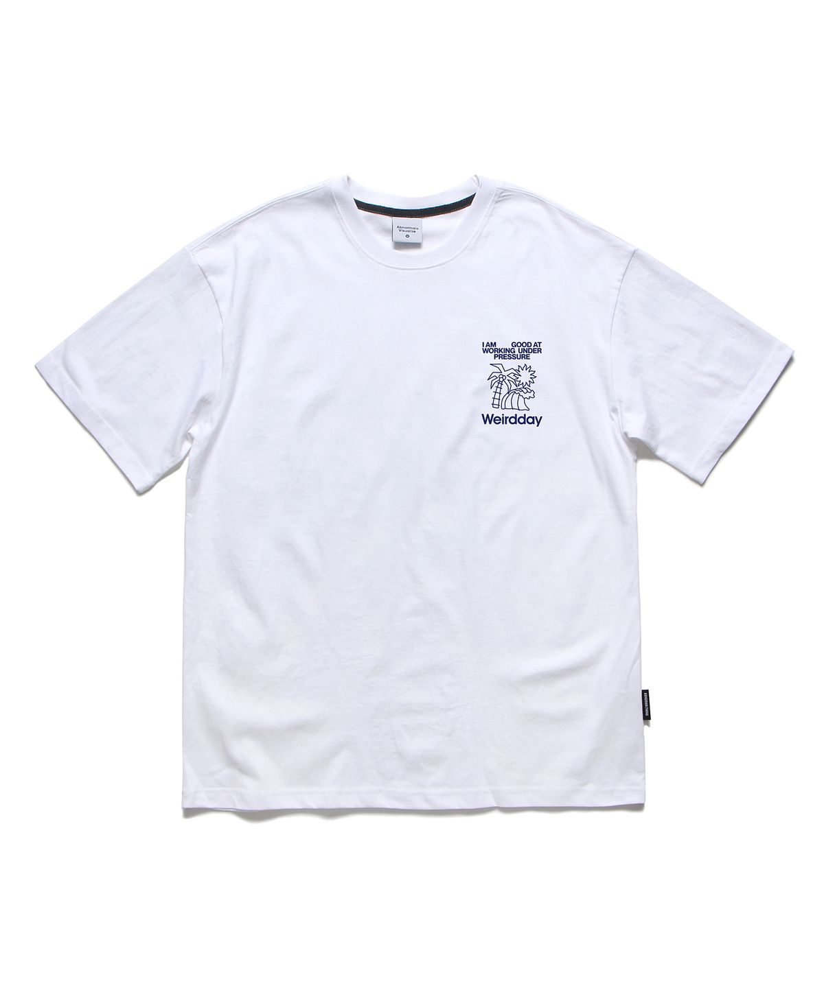 앱놀머씽(ABNORMALTHING) 위어드데이 오버핏 티셔츠 블랙 (WEIRDDAY T-SHIRT BLACK)