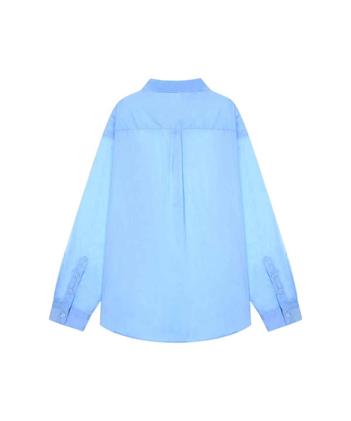 51퍼센트(51PERCENT) Transparent shirt - sky blue