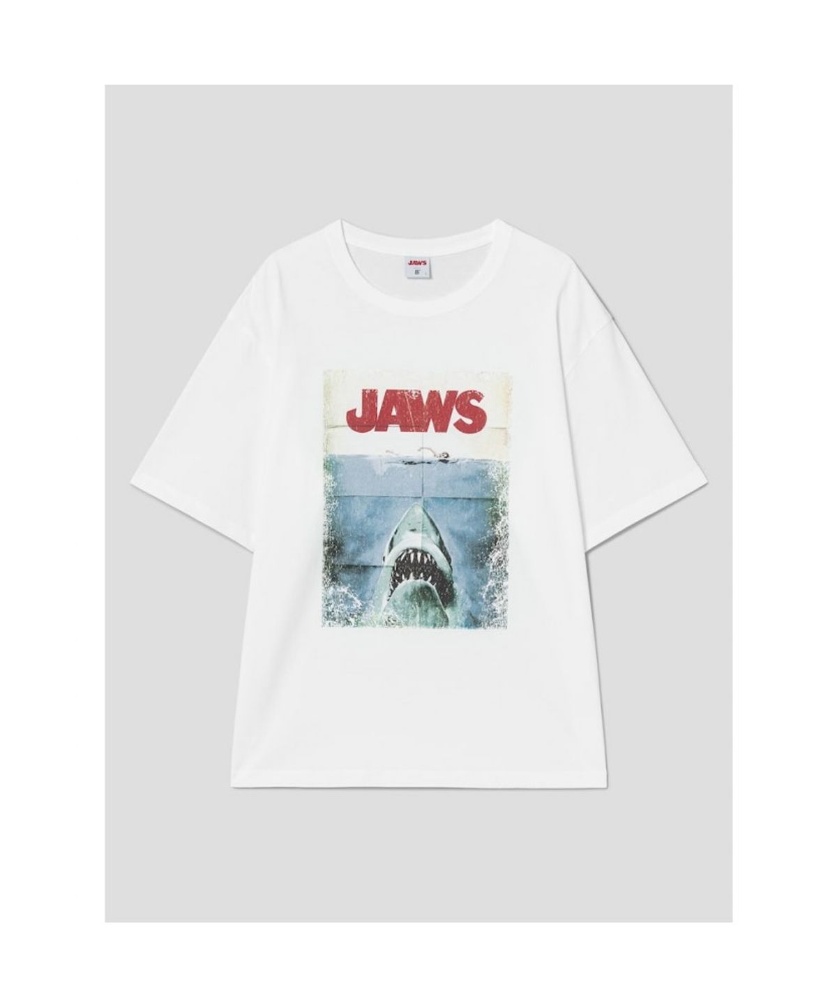 에잇세컨즈(8SECONDS) [리오더][인플루언서 PICK][JAWS] 죠스 그래픽 티셔츠  화이트