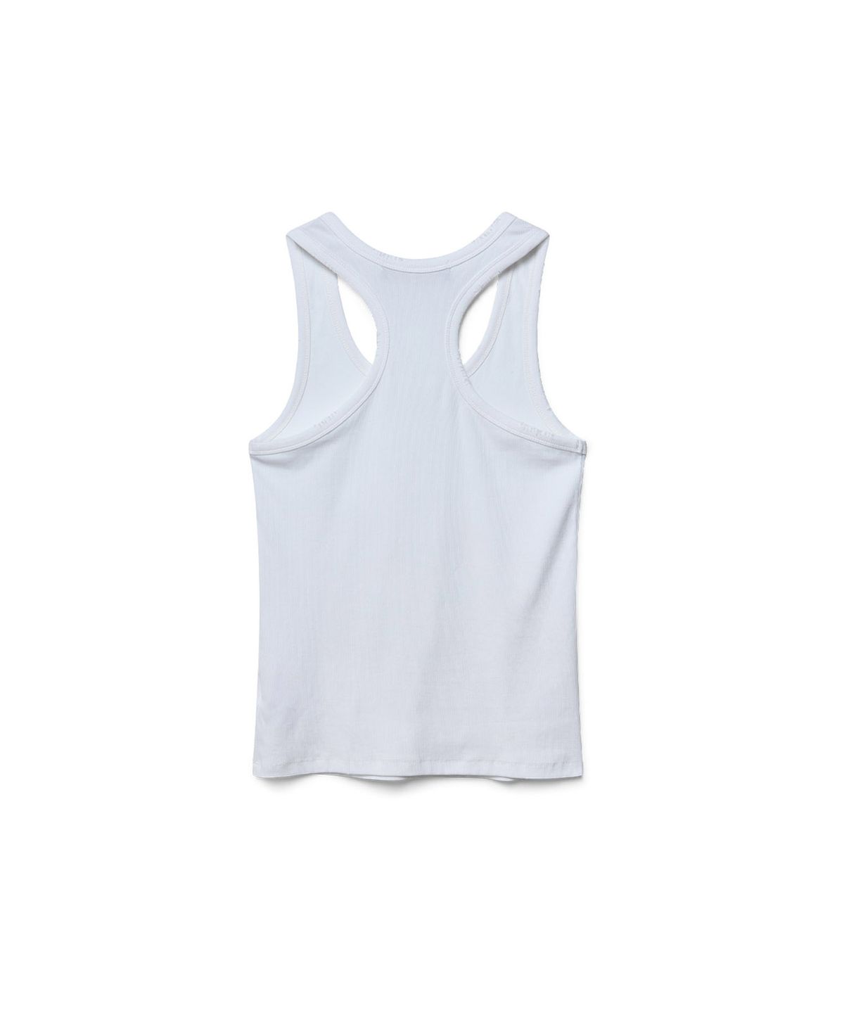 51퍼센트(51PERCENT) Ribbed sleeveless - white