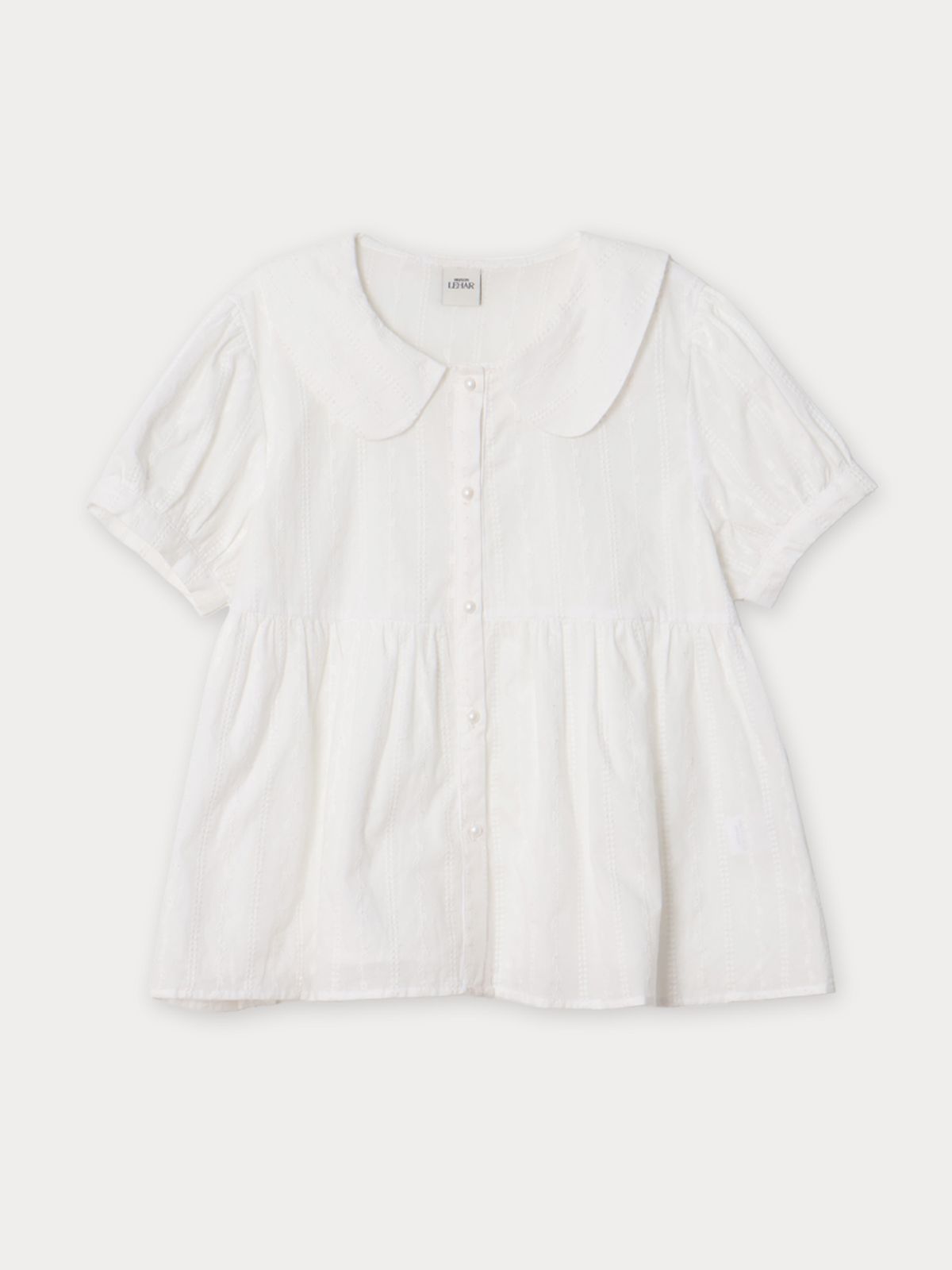 메종르하르(MAISONLEHAR) 히아신스레이스블라우스 1color