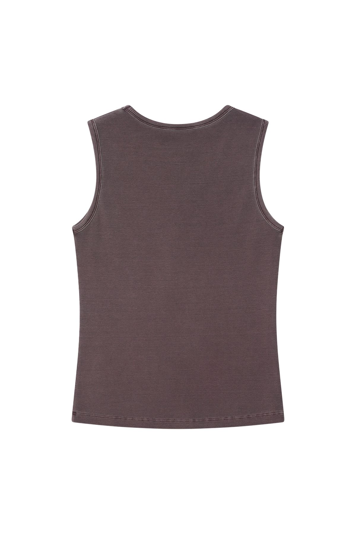 다이닛(DEINET) RING POINT PIGMENT SLEEVELESS IN PURPLE