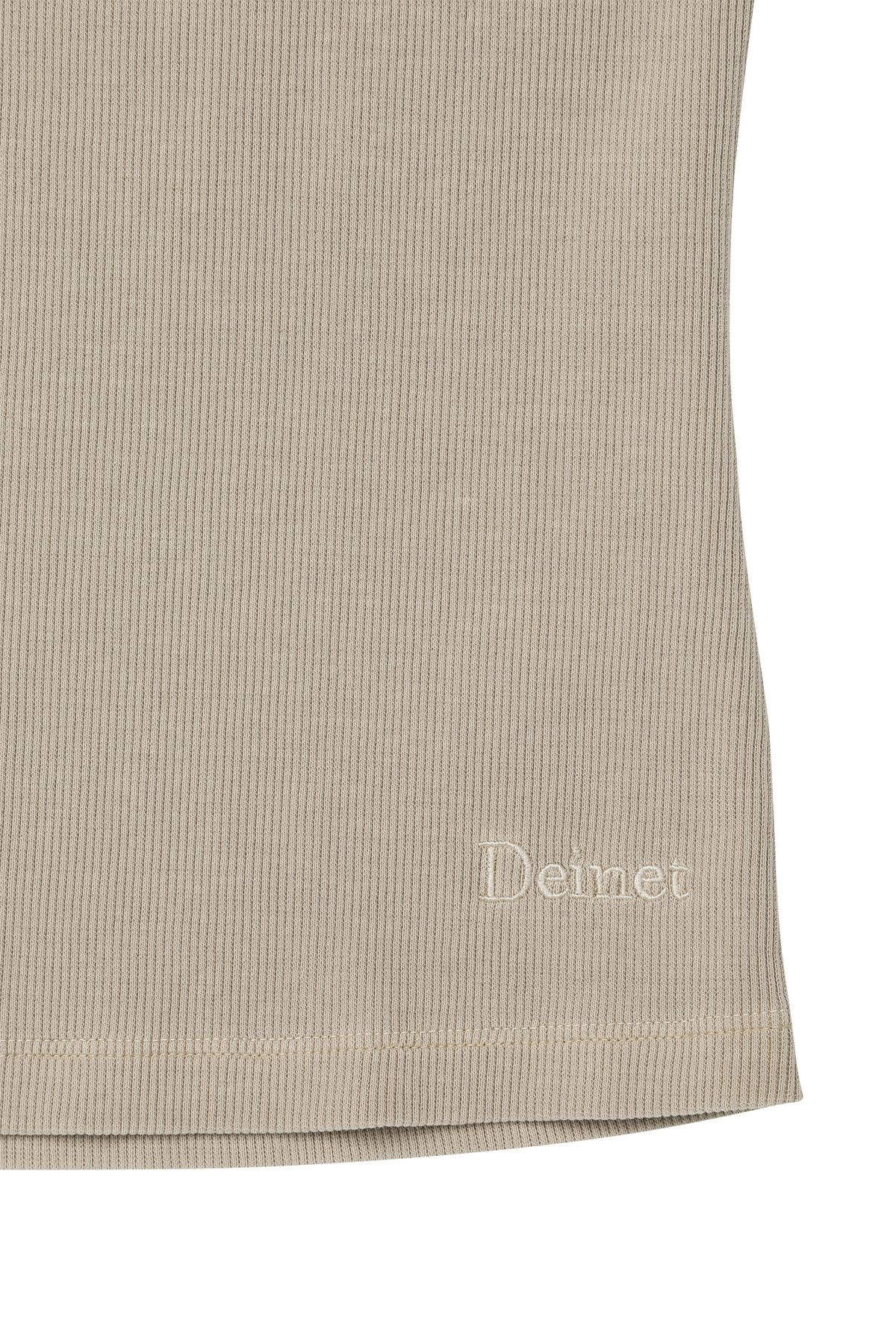 다이닛(DEINET) RING POINT PIGMENT SLEEVELESS IN OATMEAL