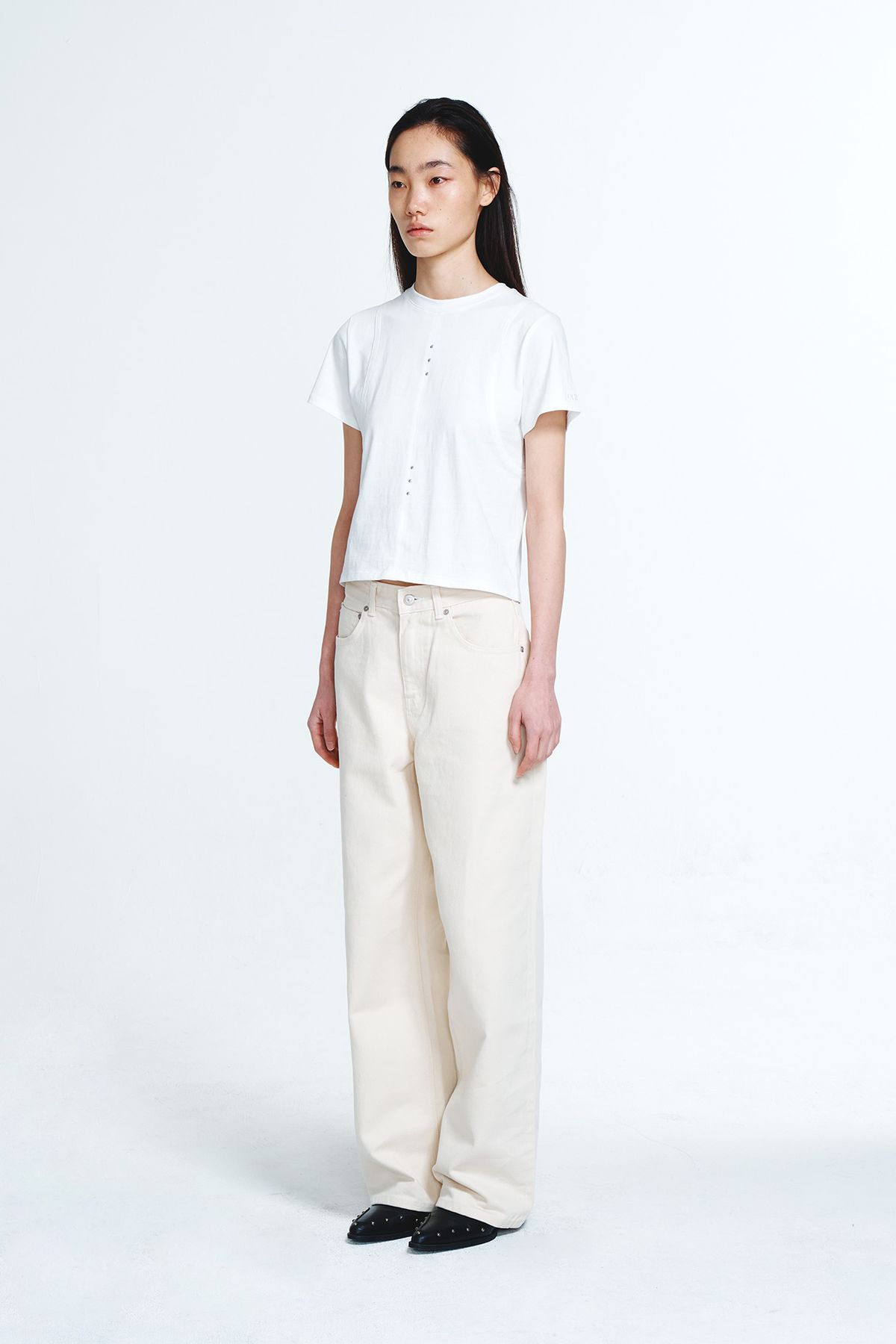 다이닛(DEINET) TWILL COTTON JEANS IN OATMEAL