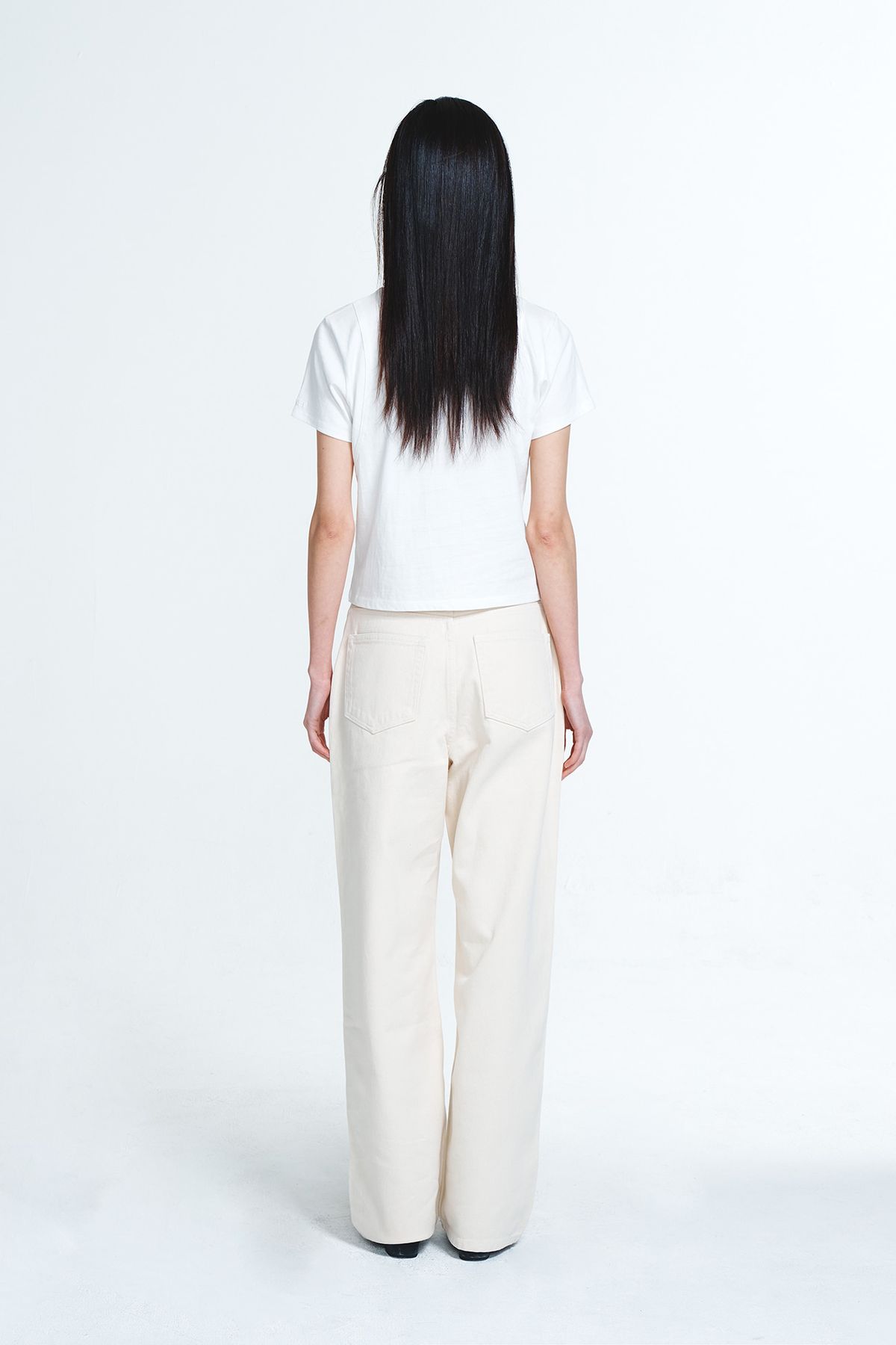 다이닛(DEINET) TWILL COTTON JEANS IN OATMEAL