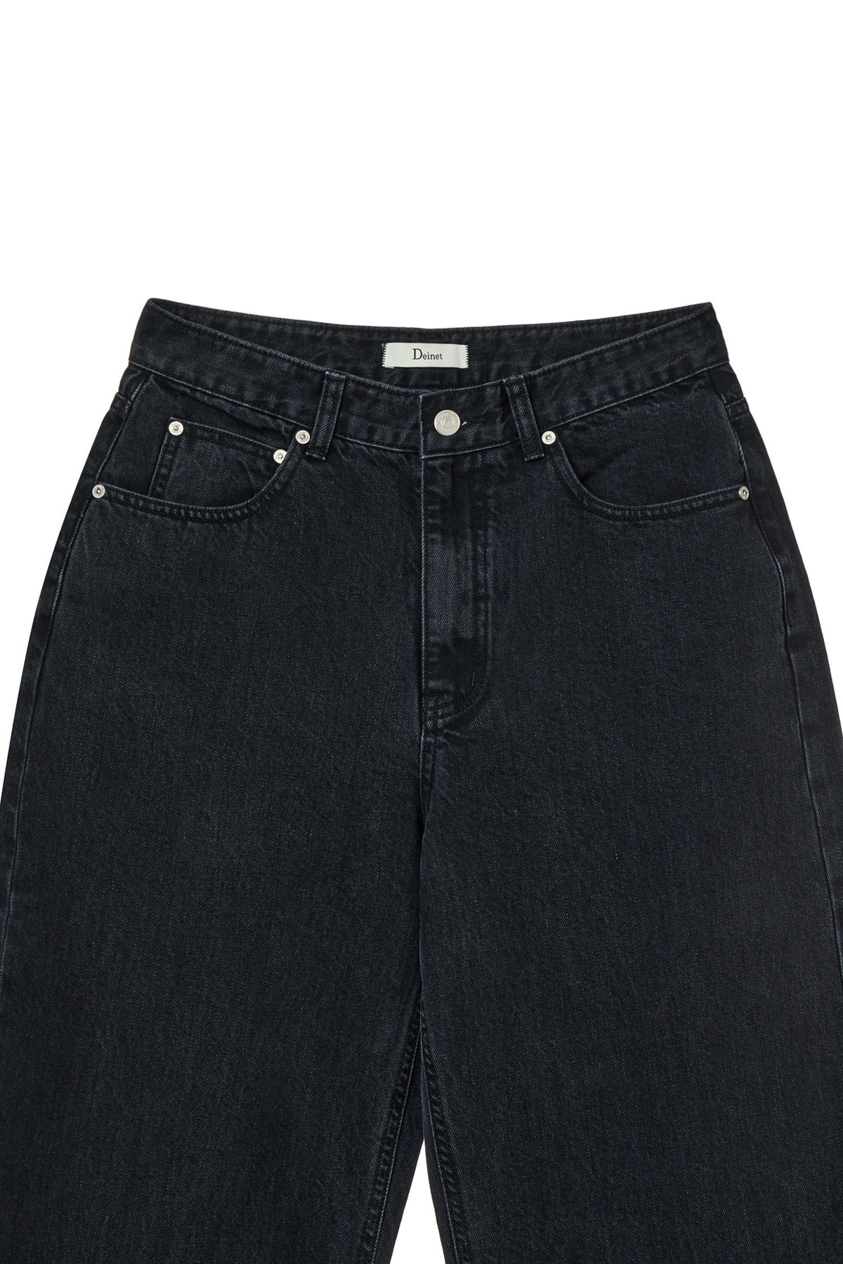 다이닛(DEINET) TWILL COTTON JEANS IN BLACK